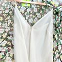 Maje NWOT  Rullina Ruffled Floral Print Metallic Mini Dress Green Women's Sz 1/S Photo 4