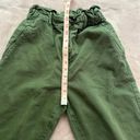 ZARA paperbag jeans in army/dark olive  green Photo 5