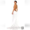 Retrofete Margot Dress White Size Medium Silk Blend Open Back Bridal NWT Photo 1