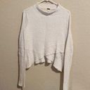 Free People Revolve  Boho Cream Knit Wrap Sweater Size XS Photo 2