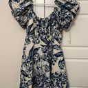 Abercrombie & Fitch ruched puff sleeve mini dress Photo 0