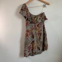 ASTR  The Label Floral One Shoulder Mini Dress women's size medium Photo 4