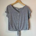 Rachel Zoe 100% Linen Short Sleeve Button Down Shirt Top Photo 0