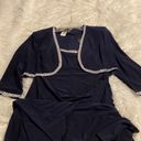 Alex Evenings ALEX Evening Dress size 6 length 53” bust 32” navy blue color all bids attached Photo 15