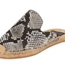 Tory Burch  Max Snake Print Leather Espadrille Slide Mule Photo 0