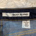 DKNY  Jeans size 10 inseam 32” BNWOT darker wash jeans Photo 3