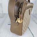 Gucci  Brown Canvas Jacquard & Leather Shoulder Bag Retro Print Camera Bag Photo 4