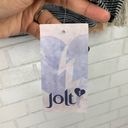 Jolt  NWT Boho Stripe V Neck Crop Top SZ L Photo 3