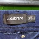 Betabrand ‎ Yoga Denim Classic Pull On Skinny Leg Jeans Dark Wash Medium Long Photo 7