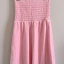 Juicy Couture  | Pink Strapless Velour Dress Photo 1