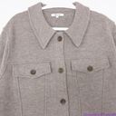 Madewell NEW  Boiled Wool Bridgman Sweater-Jacket, L Photo 4