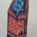 Wishful park  orange paisley blouse size medium Photo 3