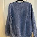 Urban Outfitters blue mini heart crewneck Photo 3