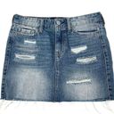 Aeropostale  Medium Wash Denim Mini Skirt Photo 2