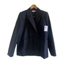 Good American  The Boss 2.0 Double Breasted Blazer in Black XS NWT Photo 3