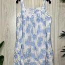 Blossom Eileen West Hydrangea  Mini Chemise Nightgown Cotton Dress size L Large Photo 0