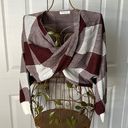 Full Circle Trends  Cropped Crossover Sweater Size Medium Photo 0