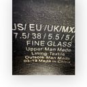 Kenneth Cole  Reaction Fine Glass black faux leather sling back lug sole wedge he Photo 9