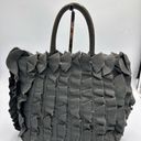 Prada  Tessuto Nylon Ruffle Tote Grey Photo 2