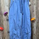 Free People Movement NEW  Stadium Pant Size Large Blue Dusk Cargo Wide Leg Photo 1