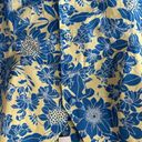 J.Crew  Button-Front Puff-Sleeve Mini Dress in Blue Floral Twill Size 16 NEW Photo 7