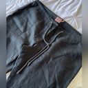 Juicy Couture Vintage  100% Linen Black Low Rise Wide Leg Casual Pants. SIZE L Photo 5