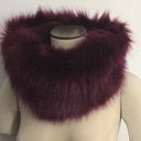 Forever 21 NWT Faux Fur Infinity Scarf Purple Photo 1