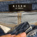 Risen  Los Angeles ladies distressed fringe denim jeans size 27 Photo 10