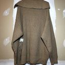 Free People  Swim Too Deep Cardigan Waffle Knit Button Up Mid Length Tan M NWT Photo 5