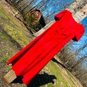 DKNY Size 4 Cherry Red Maxi Dress Photo 1