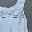 Free People White Lace Tank Top Photo 2