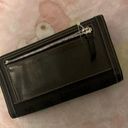 Dooney & Bourke Vintage  black wallet (canvas & leather) used Photo 3