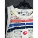 Wild Fox francie sweater tank Women’s Size XS Nassau Stripe NWT Crochet Photo 5