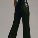 Anthropologie x Avec Les Filles Faux Leather Flare Trousers, Size 8 Photo 5