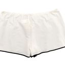Kate Spade  Pajama Shorts Womens Size XL White Polka Dot Black Trim Cozycore Photo 1