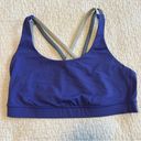 Lululemon  Women’s Purple Strappy Energy Sports Bra 10 Photo 0