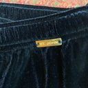 St. John VTG  SPORT BY MARIE GRAY BLACK VELVET GOLD STRIPE PANTS Photo 2