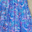 Talbots  Paisley Pastel Colors Flowing Floral Maxi Voile Skirt Photo 6