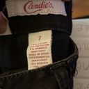 Candie's  size 7 juniors skinny black jeans with sparkly side - 2694 Photo 2