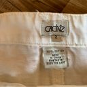 Cache  Jean Skirt Womens Size 2 White Denim Mini Embellished Photo 5