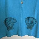 REEF Vintage Storybook Knits Golden  Cardigan 1X Blue Gold NWT Limited Edition Photo 3