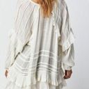 Free People Tamasi Ruffle Tunic in Ivory Size Small Photo 5