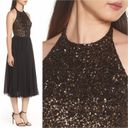 Dress the Population NWT Dress The PopulationTatiana Sequin Dress Black Gold Photo 3