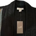 J.Jill NWT  Pure Jill Seersucker Black Jacket Size Small Photo 7