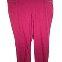 Dress Barn  Womens Plus Size 26W Pants Maroon Red Pull On Stretch Career Wear 839 Photo 0