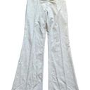 Cache  Gray Dress Pants - Striped Silver Ribbed Flare Vintage Y2K Size: 2 Photo 0