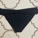 La Blanca  Island Goddess Shirred Band Hipster Bottom - Black, NWOT Photo 9