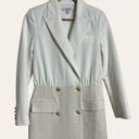 Derek Lam 10 Crosby Chiara White Tweed Blazer Mini Dress Size 0 Photo 2