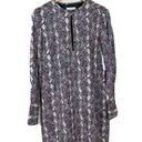 Equipment  Snake Print Bonnie Dress Shift Photo 2