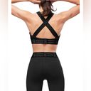 Good American NWT  The Crossback Icon Sports Bra-Black 3 Large High Support Photo 1